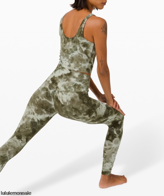Lululemon Damen DELULU039 | Align Hochhaushose 28 Dark Olive